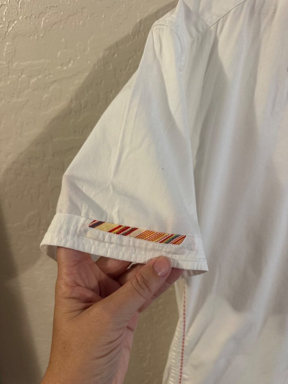 Robert Graham The Freshly Laundered White Cotton Collared Shirt - Picture 4 of 11